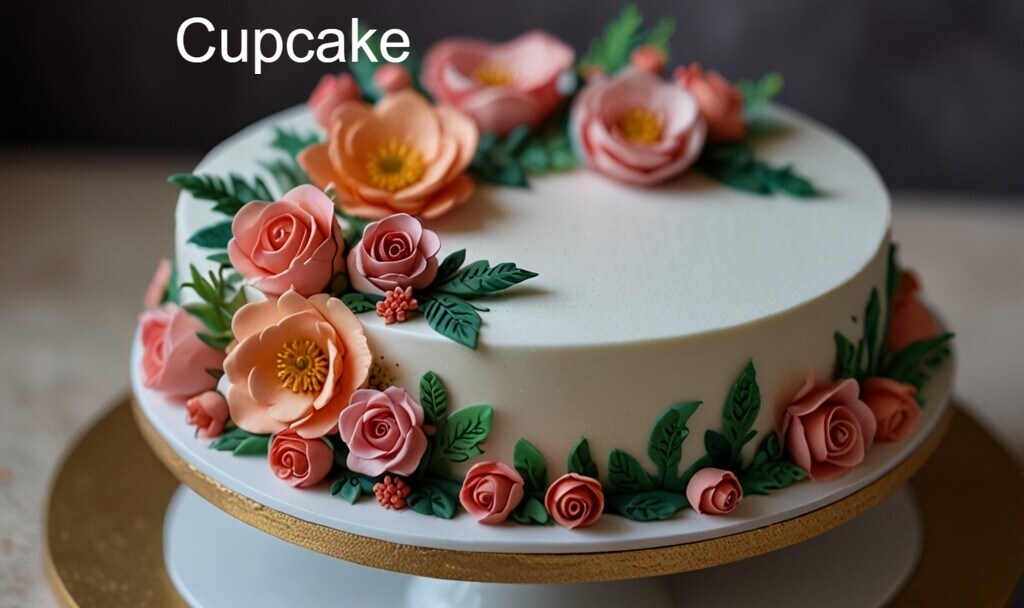 Enchanting Floral Cake